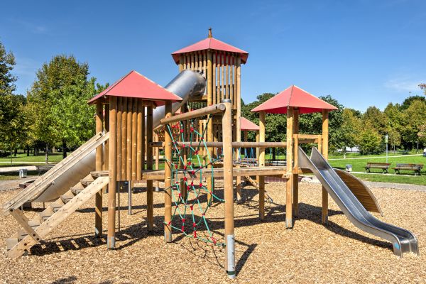 Playground Mulching Service in North Fort Myers