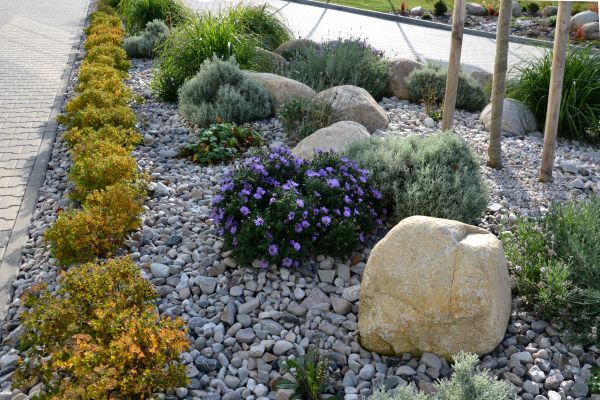 Decorative Rock Installation in North Fort Myers