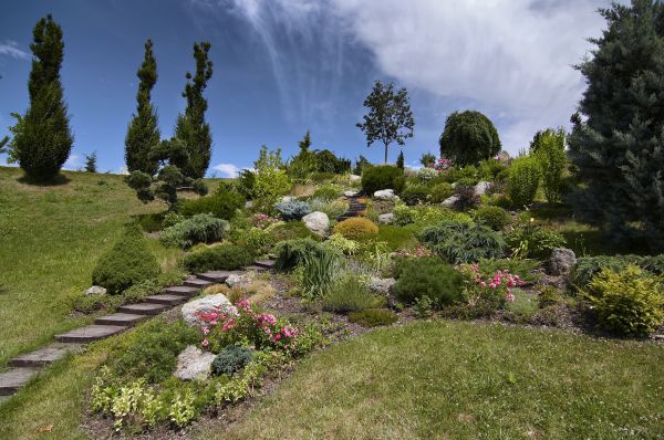 Steep Terrain Landscaping in North Fort Myers